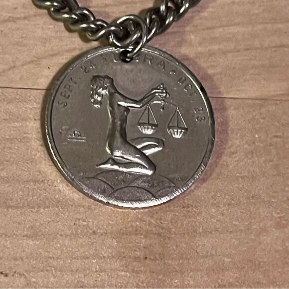 Zodiac Libra Charm Chain Bracelet - Picture 2 of 6